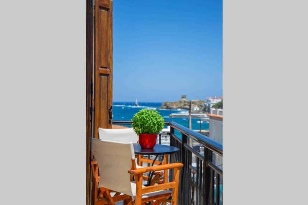 Seaview Stylish Flat In Andros - Walk To Beach Exteriör bild